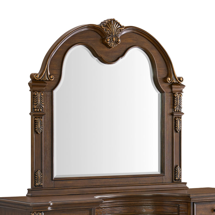 Cadenza Dresser and Mirror Set in Brown
