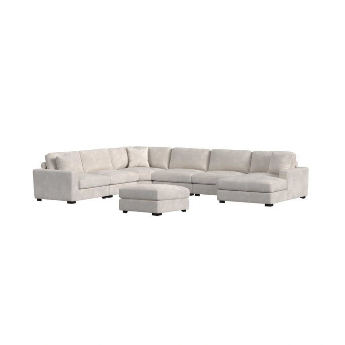 Arizona Modular Armless Chair in Steno Beige