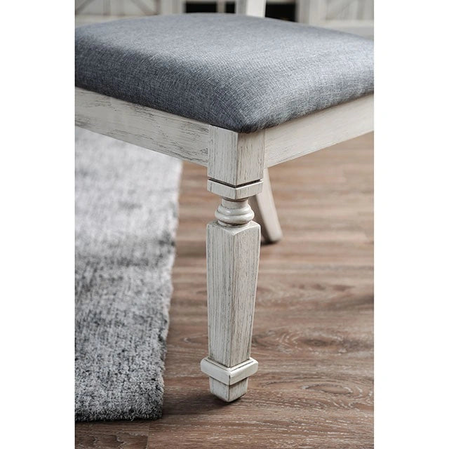 Georgia 6 Pc Dining Table Set with Bench