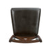 Alex Counter Side Chair W/Brown PU Espresso (2 Per Pack) - Furniture House (VA)
