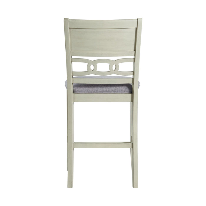 Amherst Counter Side Chair W/Fabric Cushion White Finish (2 Per Pack) - Furniture House (VA)