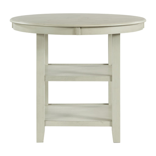 Amherst Counter Table w/Wood Leg White Finish - Furniture House (VA)