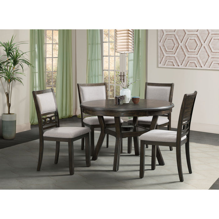 Amherst Dining Side Chair W/Fabric Cushion Dark Finish (2 Per Pack) - Furniture House (VA)