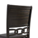 Amherst Dining Side Chair W/PU Cushion Side Stretcher Dark Finish (2 Per Pack) - Furniture House (VA)