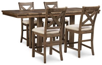 Moriville Counter Height Dining Set - Furniture House (VA)