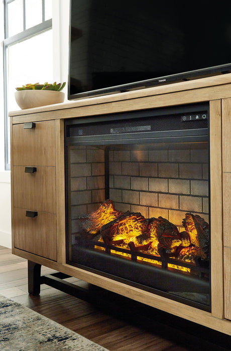 Wittenmyer 72" TV Stand with Electric Fireplace - Furniture House (VA)