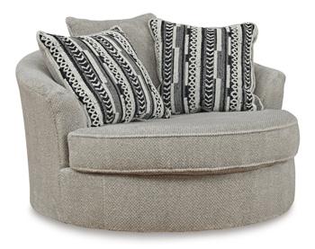 Calnita Oversized Swivel Accent Chair - Furniture House (VA)