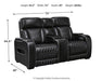 Boyington Power Reclining Loveseat with Console - Furniture House (VA)