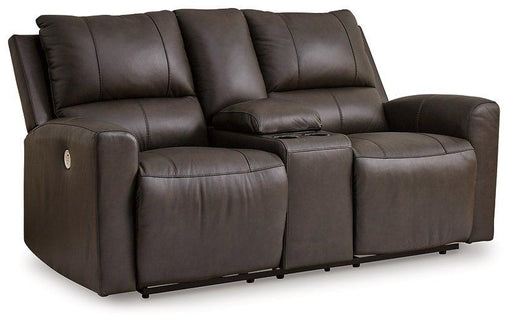 Boxmere Power Reclining Loveseat with Console - Furniture House (VA)