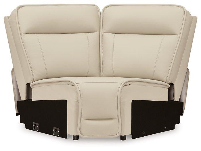 Double Deal Reclining Sectional with Console - Furniture House (VA)