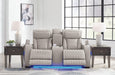 Boyington Power Reclining Loveseat with Console - Furniture House (VA)