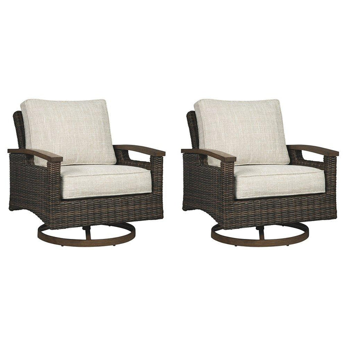 Paradise Trail Outdoor Sofa, Lounge Chairs and Fire Pit Table - Furniture House (VA)