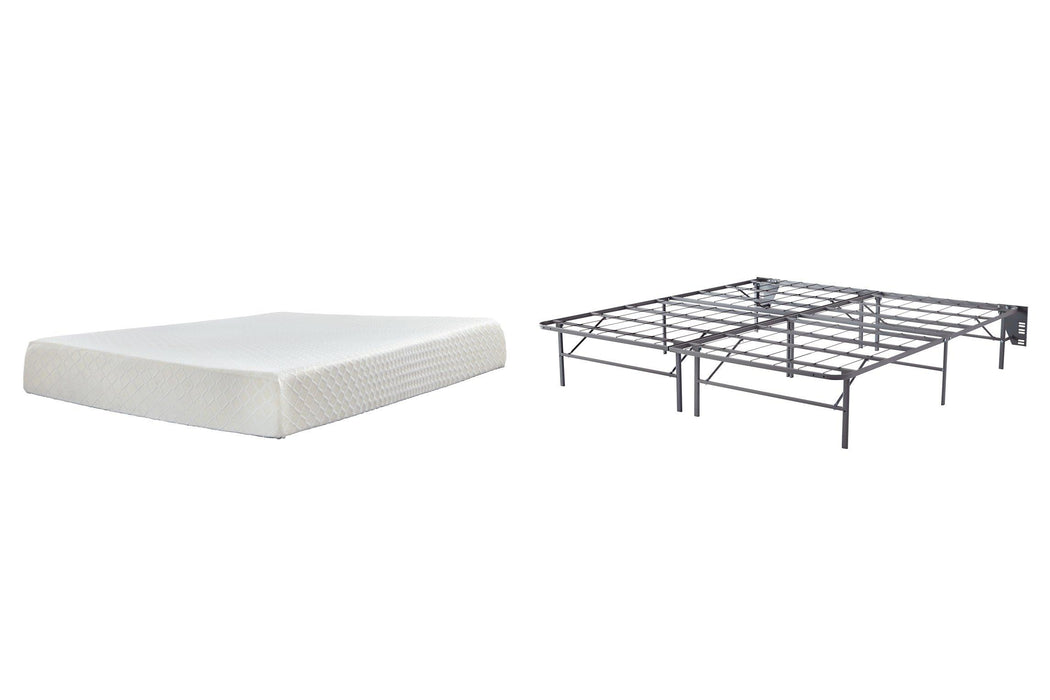 10 Inch Chime Memory Foam Mattress Set - Furniture House (VA)