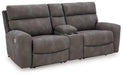 Next-Gen DuraPella Power Reclining Sectional Loveseat with Console - Furniture House (VA)