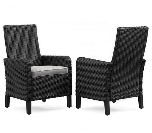Beachcroft Outdoor Arm Chair with Cushion (Set of 2) - Furniture House (VA)