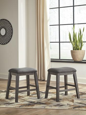 Caitbrook Counter Height Upholstered Bar Stool - Furniture House (VA)