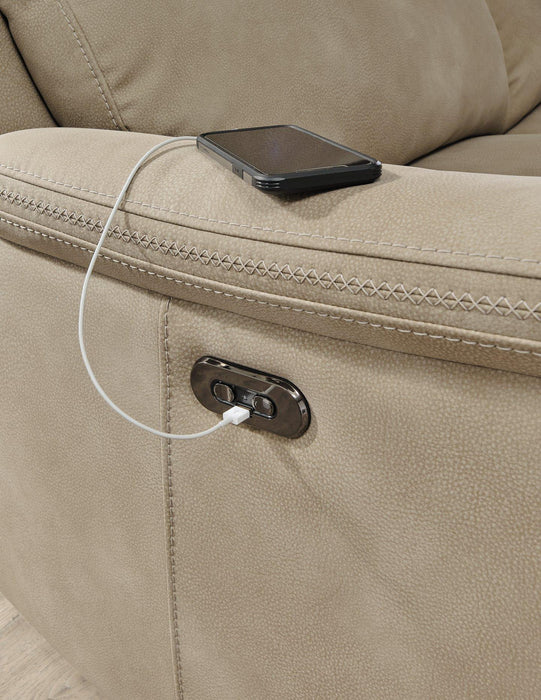 Next-Gen DuraPella Power Reclining Loveseat with Console - Furniture House (VA)