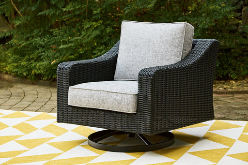 Beachcroft Outdoor Swivel Lounge with Cushion - Furniture House (VA)