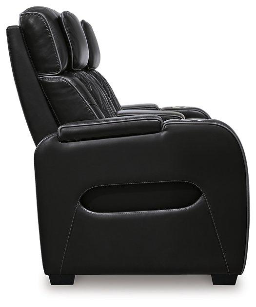 Boyington Power Reclining Loveseat with Console - Furniture House (VA)