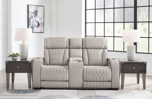 Boyington Power Reclining Loveseat with Console - Furniture House (VA)