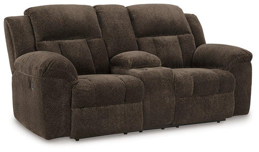 Frohn Reclining Loveseat with Console - Furniture House (VA)