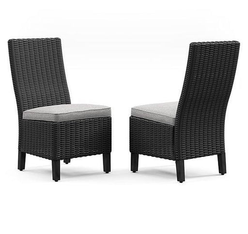 Beachcroft Outdoor Side Chair with Cushion (Set of 2) - Furniture House (VA)