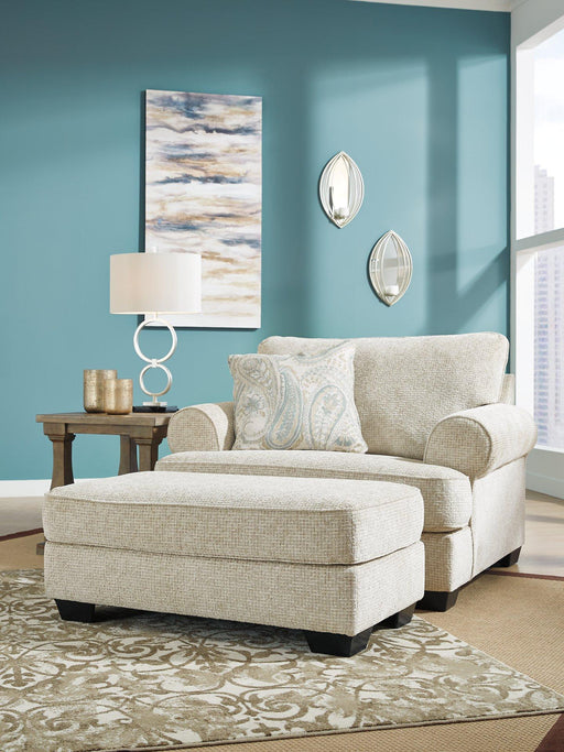 Monaghan Oversized Chair and Ottoman - Furniture House (VA)