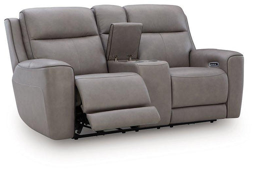 5Z-Comfort Power Reclining Loveseat with Console - Furniture House (VA)