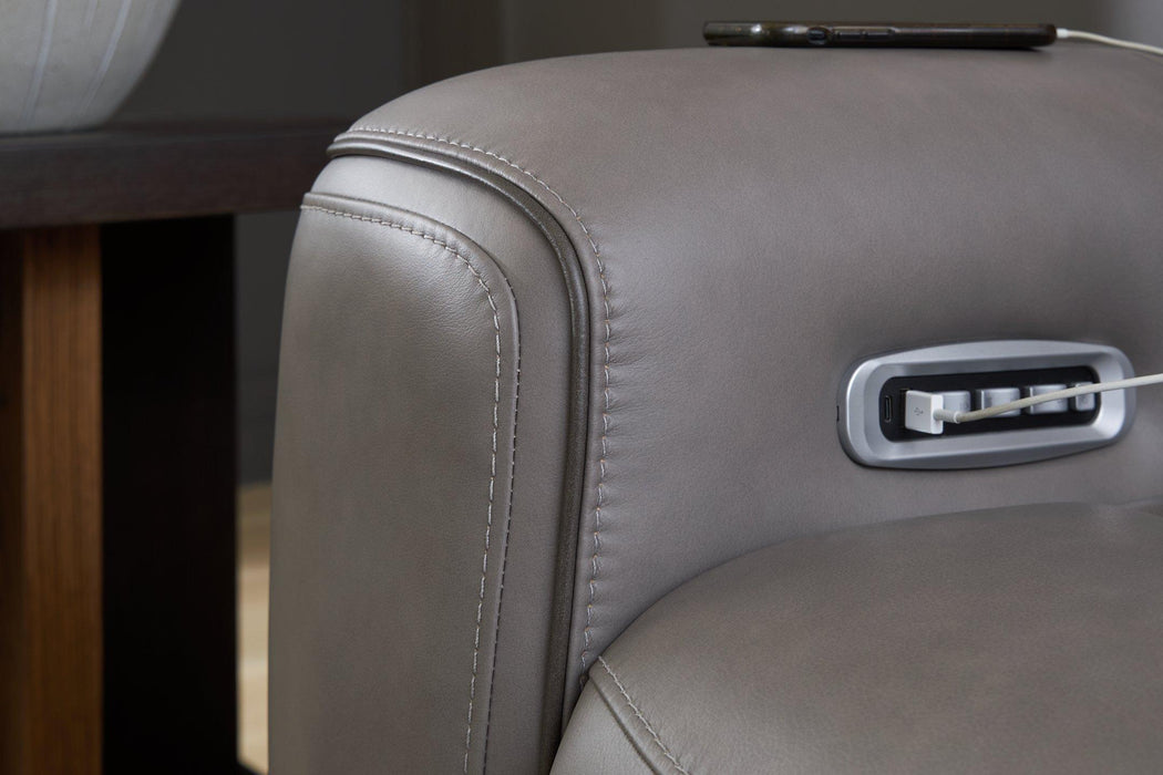 5Z-Comfort Power Reclining Loveseat with Console - Furniture House (VA)