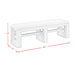 Avalanche Dining Bench in Antique White - Furniture House (VA)