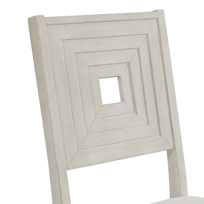 Avalanche Dining Side Chair in Antique White (2 Per Carton)