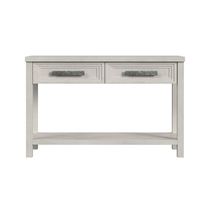 Avalanche Sofa Table in Antique White