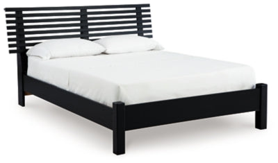 Danziar Queen Slat Bed - Furniture House (VA)