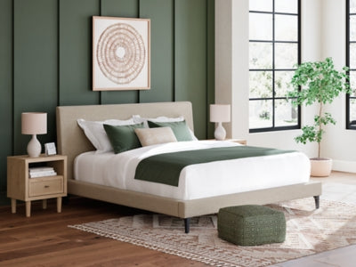 Cielden Upholstered Bed with Roll Slats - Furniture House (VA)