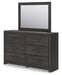 Hollivern Dresser and Mirror - Furniture House (VA)