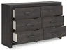 Hollivern Dresser and Mirror - Furniture House (VA)