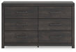 Hollivern Dresser and Mirror - Furniture House (VA)
