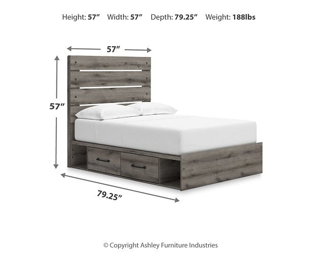 Graystorm Bed with Storage - Furniture House (VA)