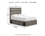 Graystorm Bed with Storage - Furniture House (VA)