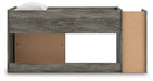 Frandern Loft Bed with Bookcase Storage - Furniture House (VA)