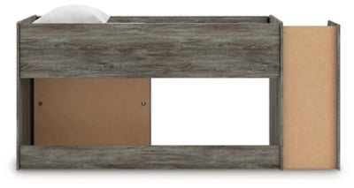 Frandern Loft Bed with Bookcase Storage - Furniture House (VA)