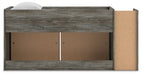 Frandern Loft Bed with Bookcase Storage - Furniture House (VA)