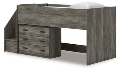 Frandern Loft Bed with Drawer Storage - Furniture House (VA)
