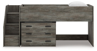 Frandern Loft Bed with Drawer Storage - Furniture House (VA)