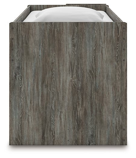 Frandern Loft Bed with Bookcase and Drawer Storage - Furniture House (VA)