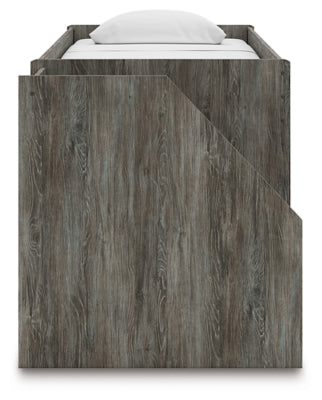 Frandern Loft Bed with Bookcase and Drawer Storage - Furniture House (VA)