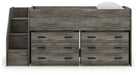 Frandern Loft Bed with Drawer Storage - Furniture House (VA)