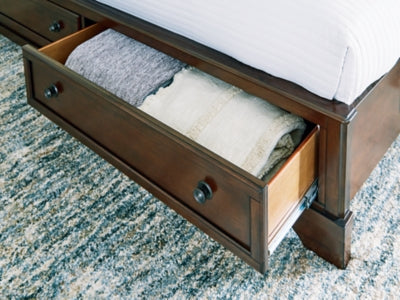 Trellington Sleigh Storage Bed - Furniture House (VA)