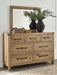 Ridgester Dresser and Mirror - Furniture House (VA)