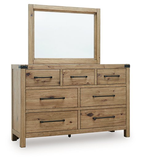 Ridgester Dresser and Mirror - Furniture House (VA)